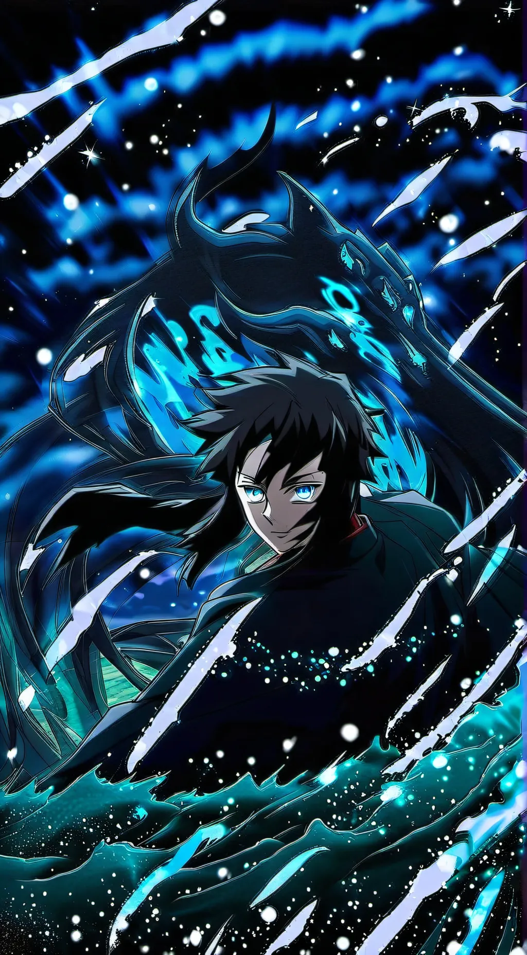 ai character: demon Giyu background