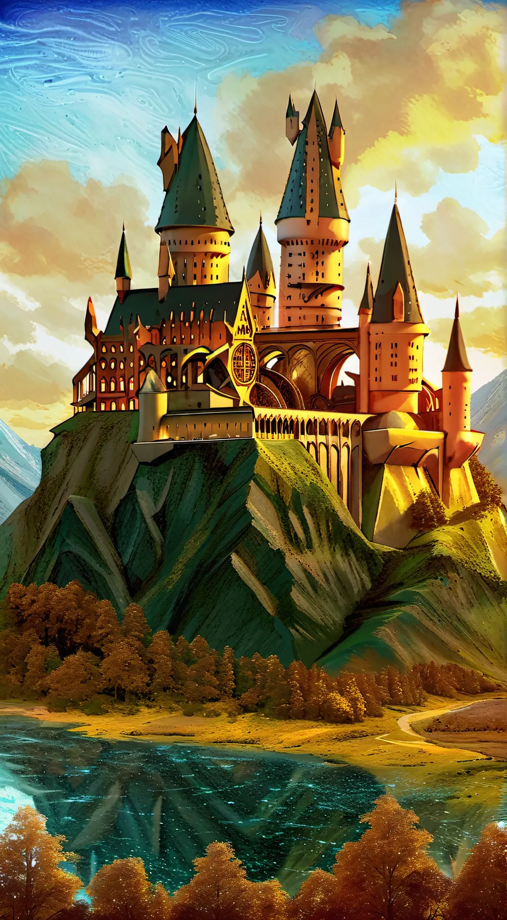 ai character: Hogwarts background