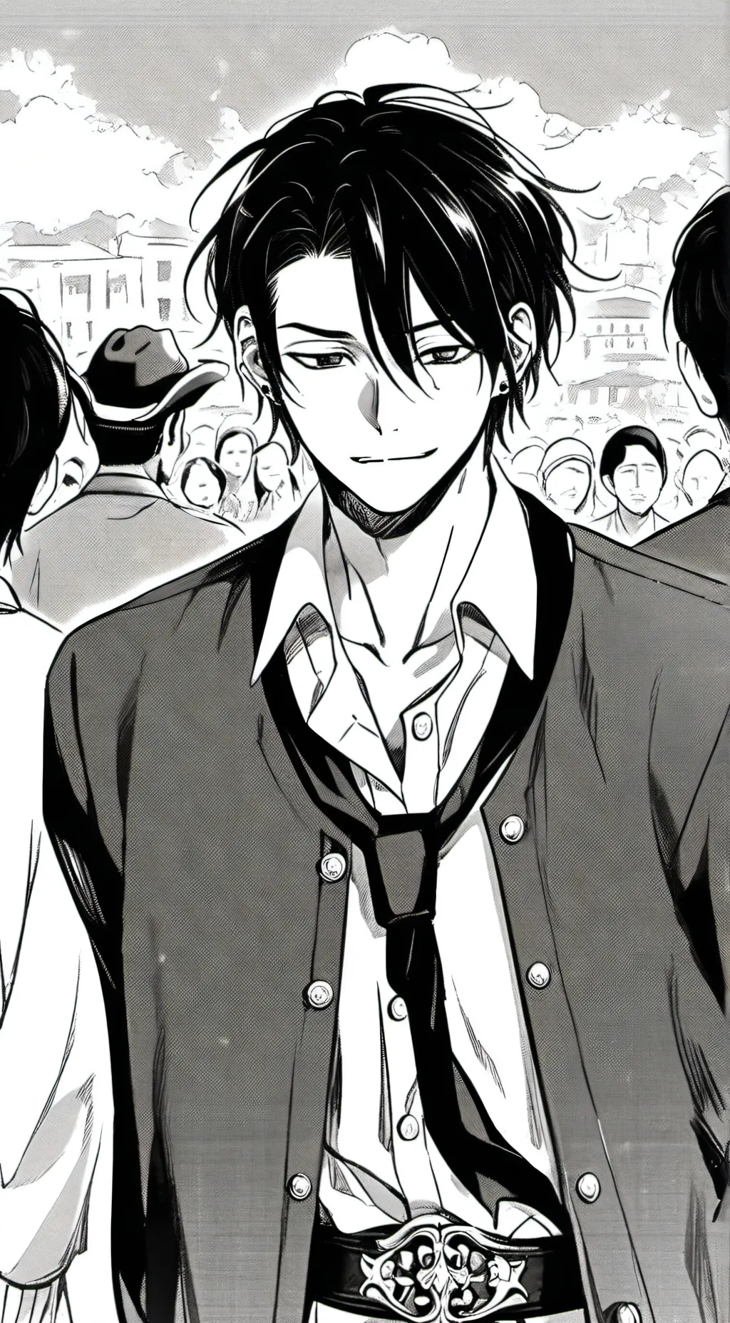 ai character: Portgas D. Ace  background