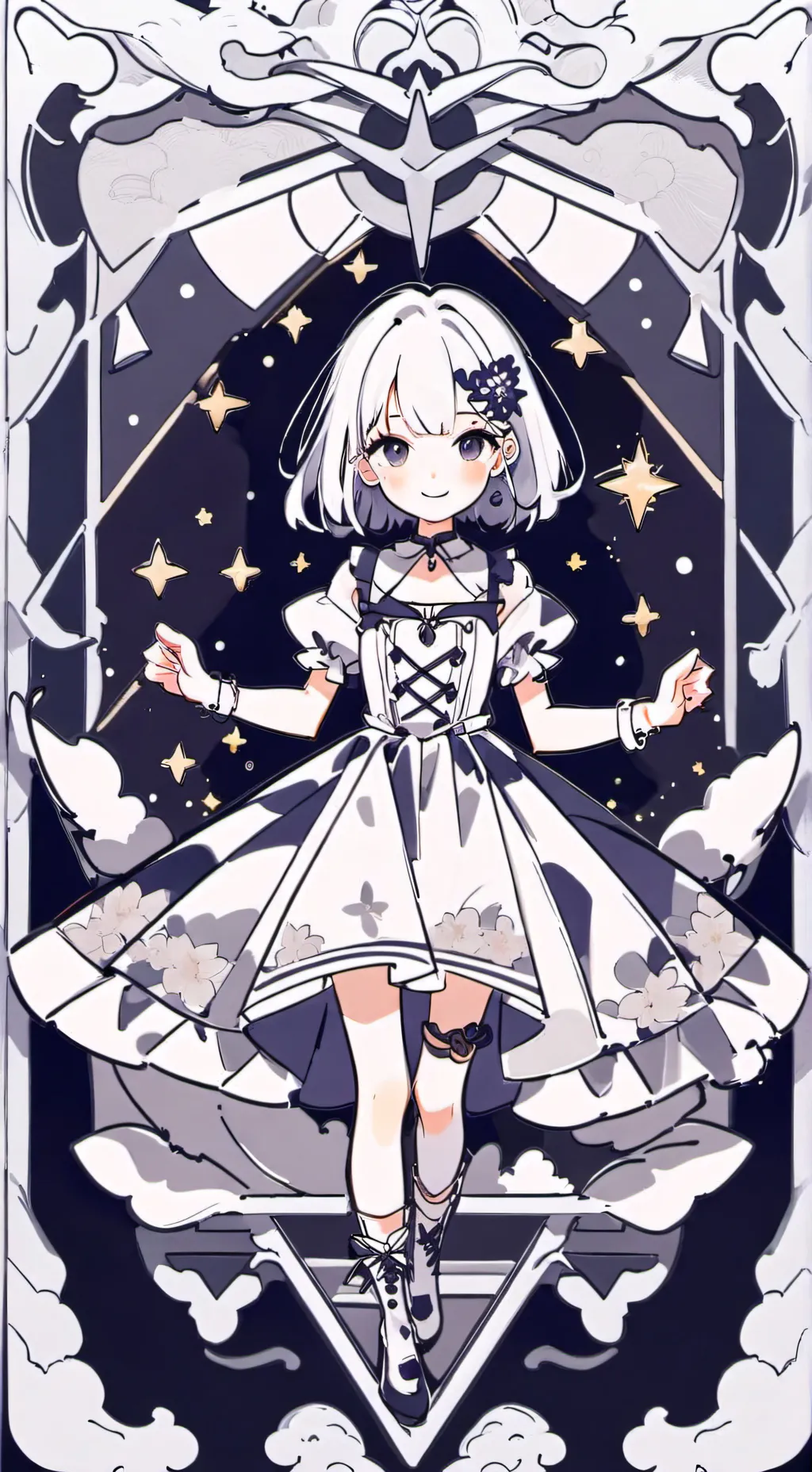 ai character: gojo  background
