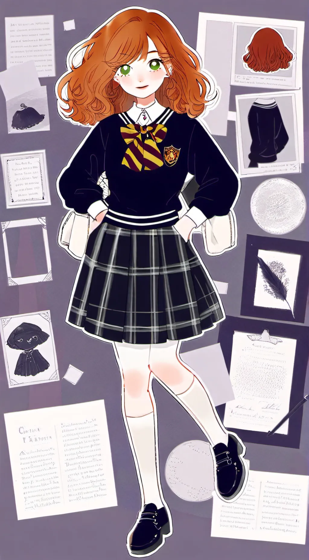 ai character: Lily Luna Potter background