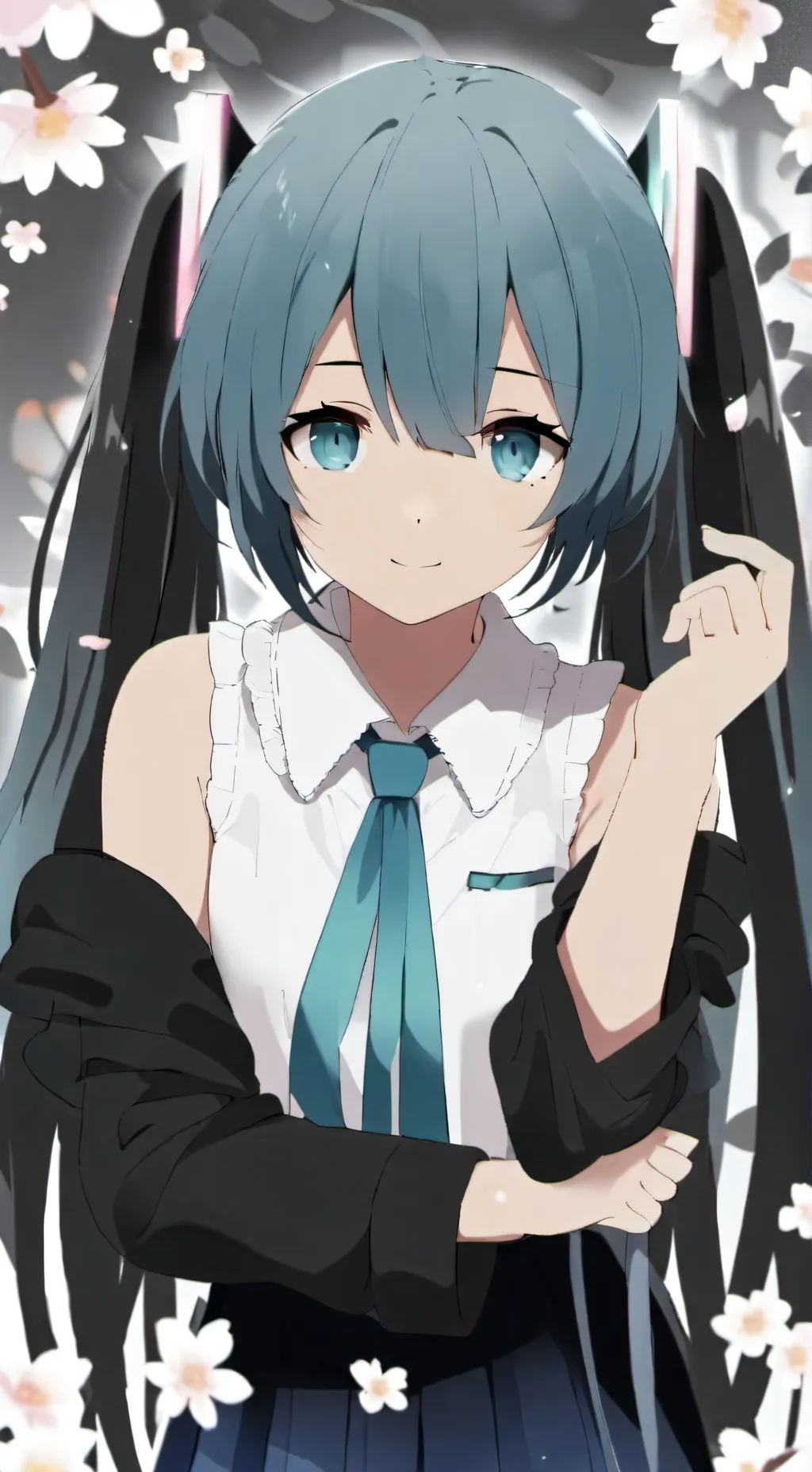 ai character: Miku background