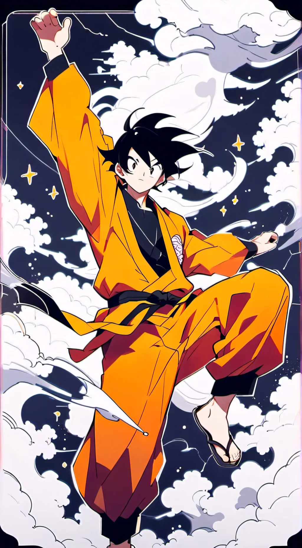 ai character: goku background