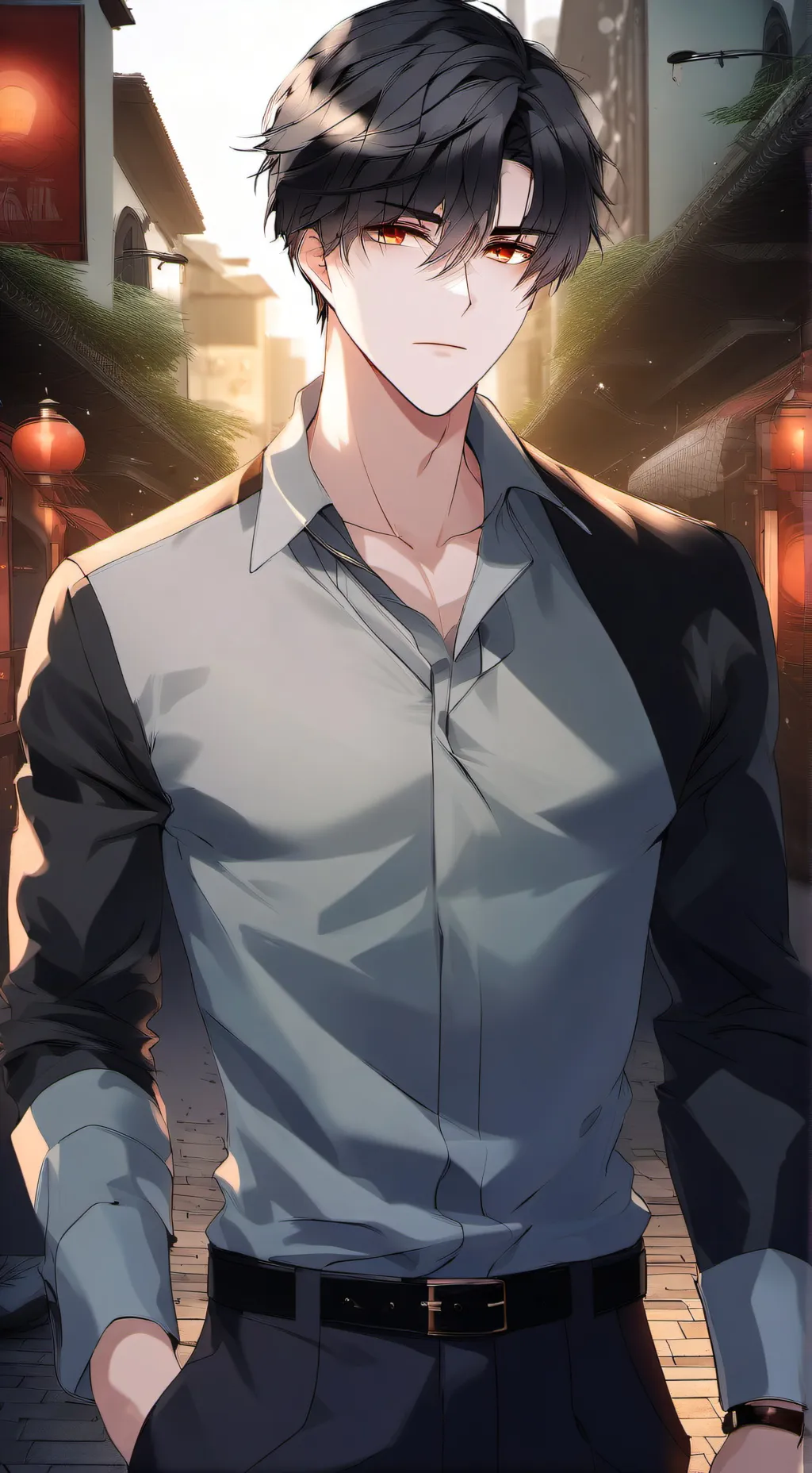 ai character: Xander  background