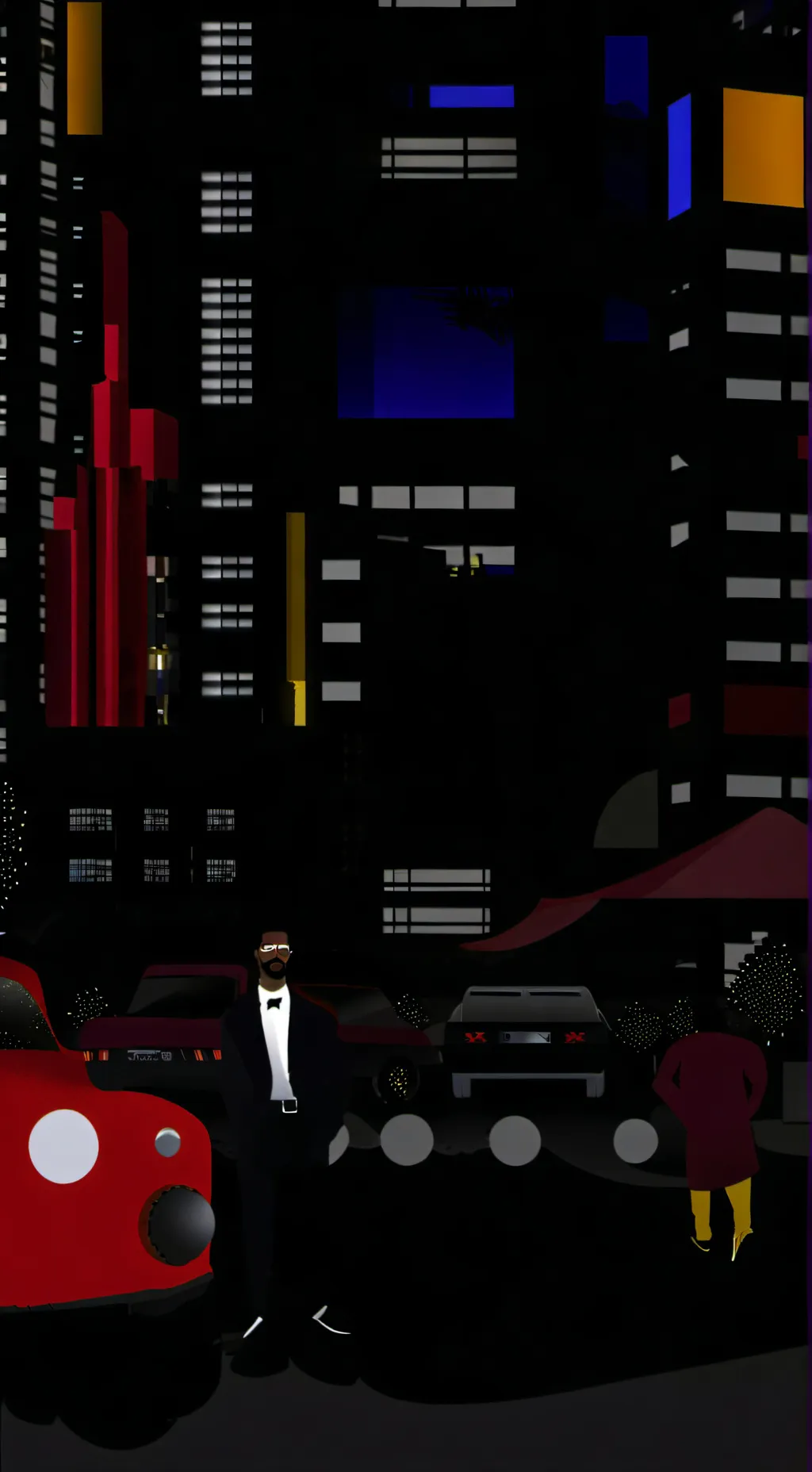 ai character: WENDA HORROR  background