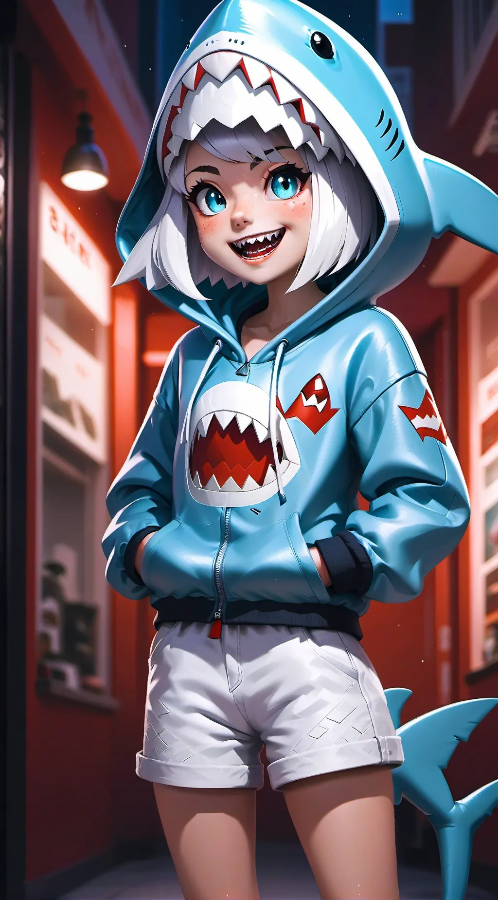ai character: Gura background