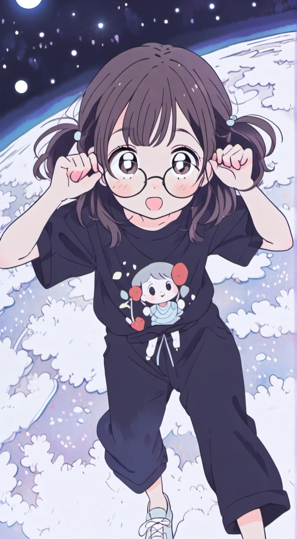 ai character: Little Sister  background