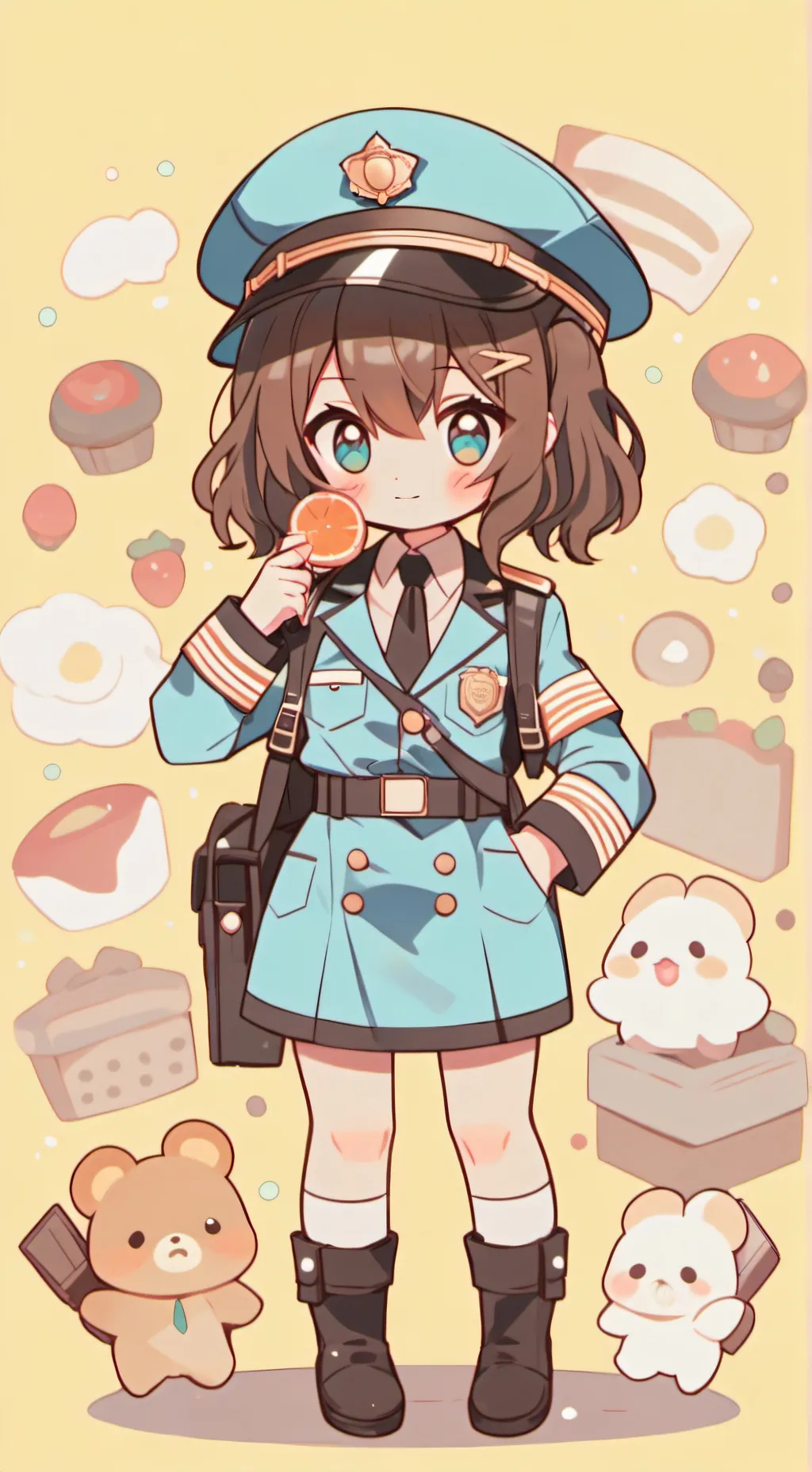 ai character: Melody  background