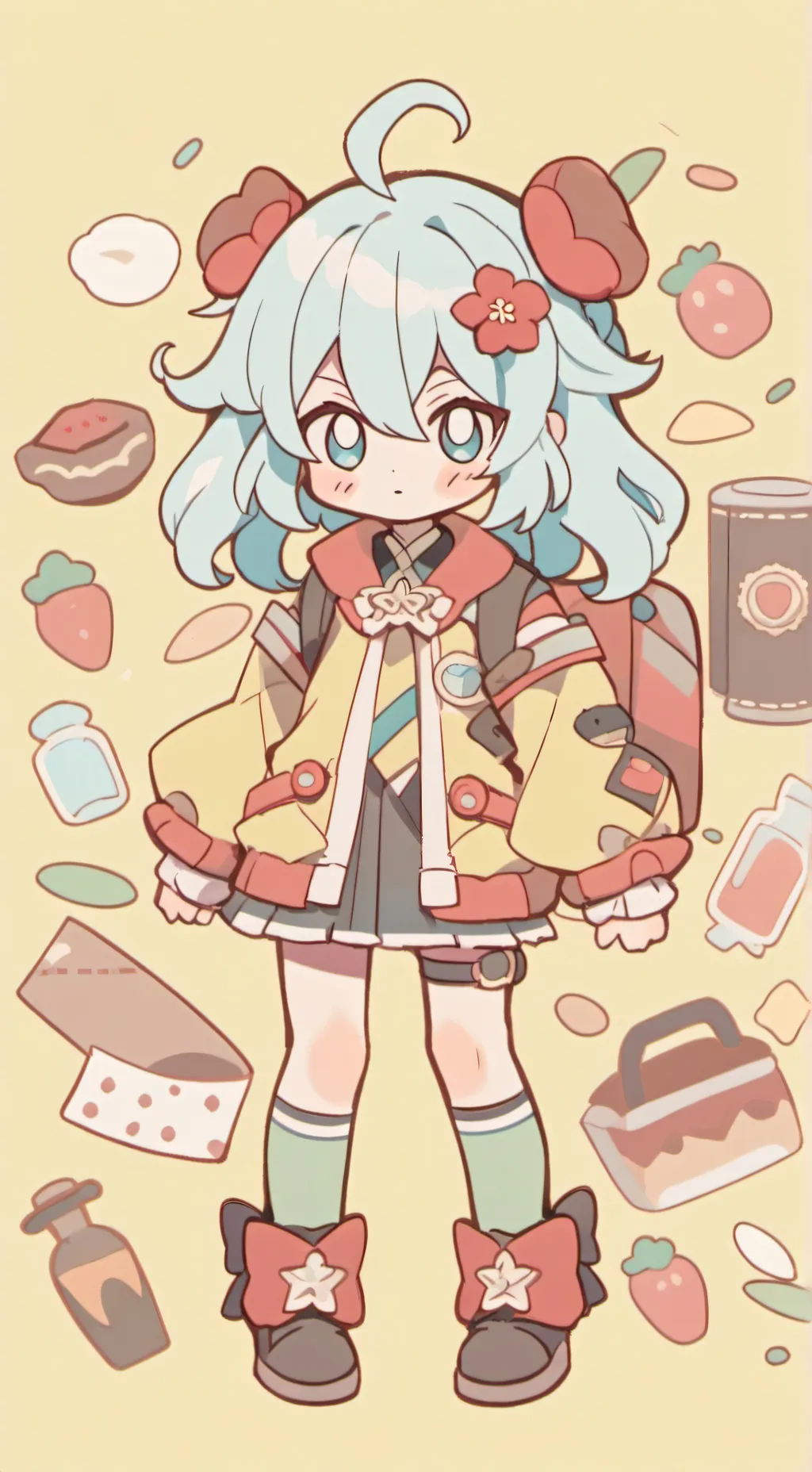 ai character: mha x kny! background