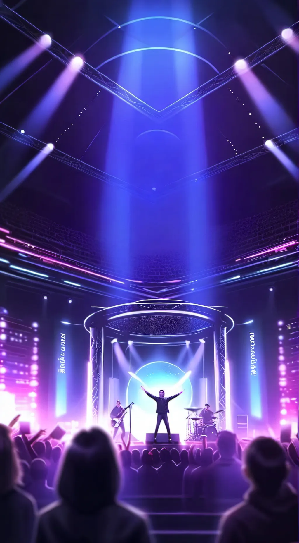 ai character: WK concert! background