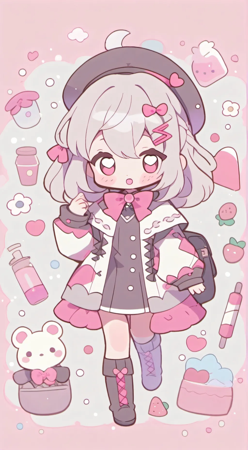 ai character: Heat❌️ background