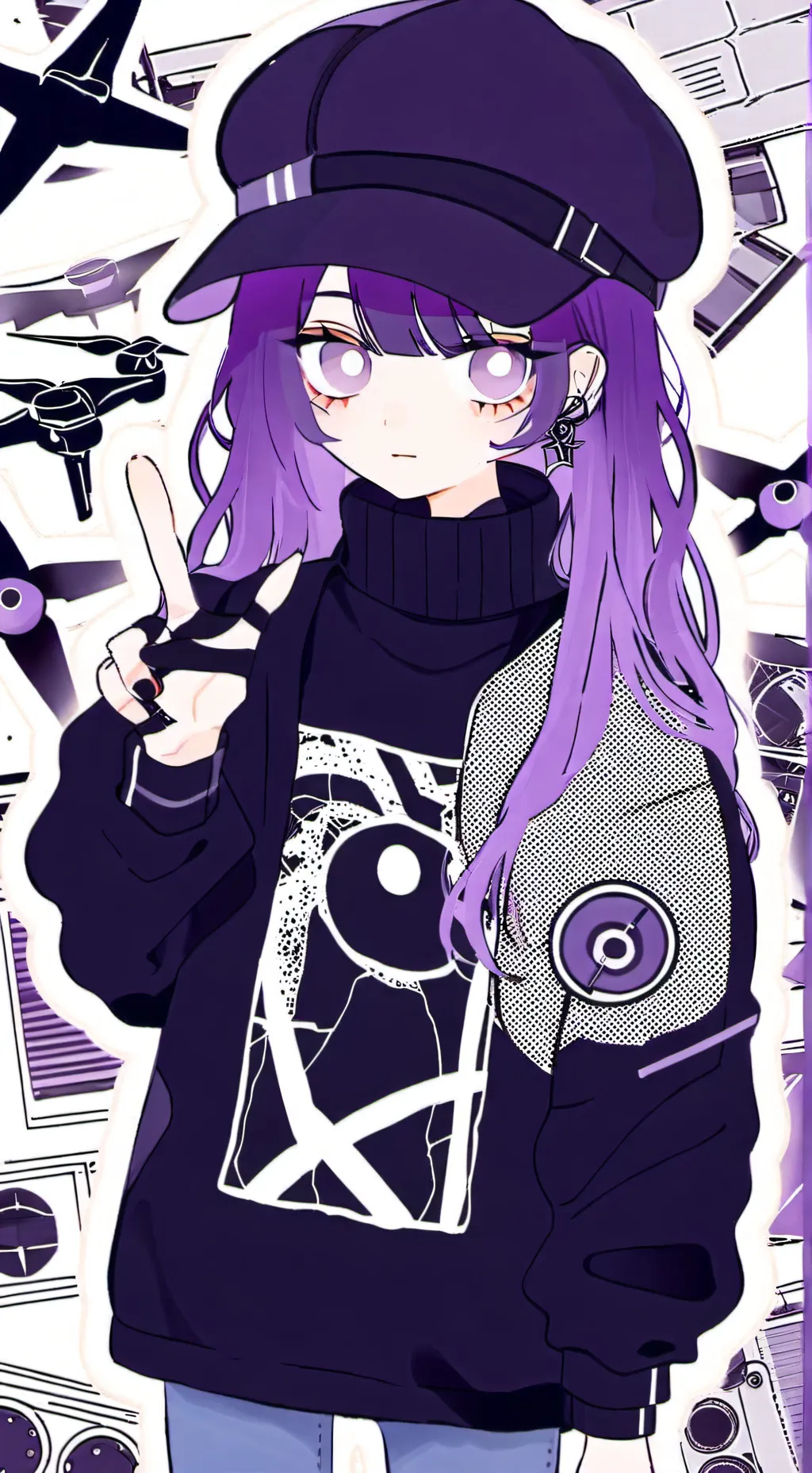 ai character: Md rode trip background