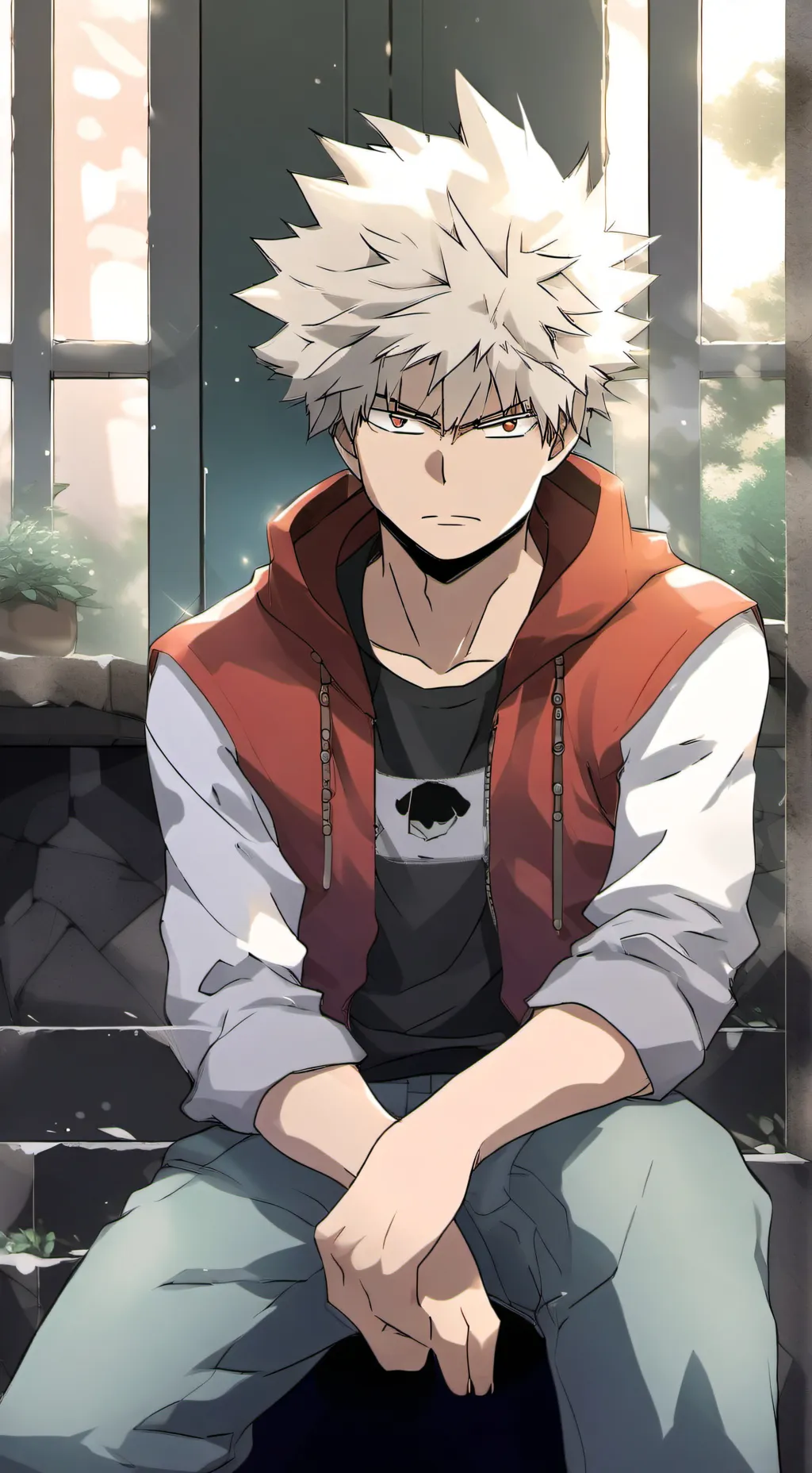 ai character: Bakugo background