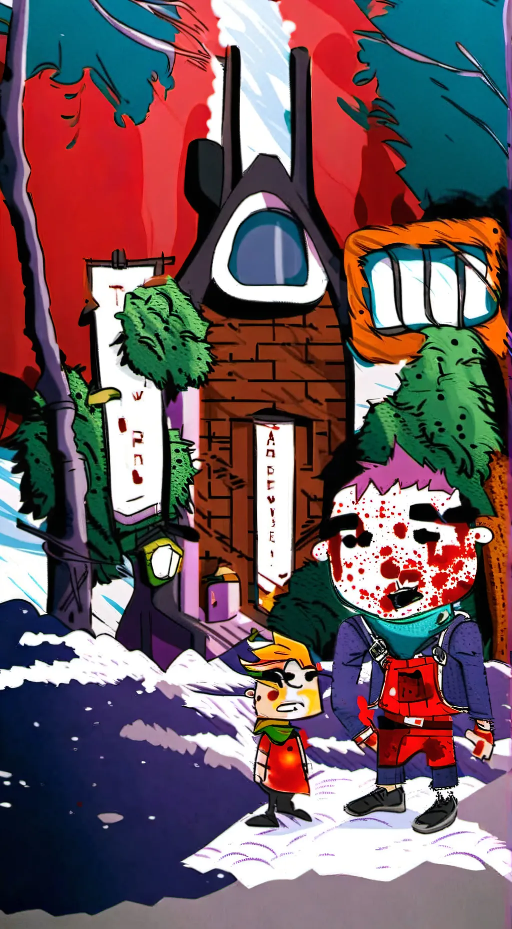 ai character: The murder :( background