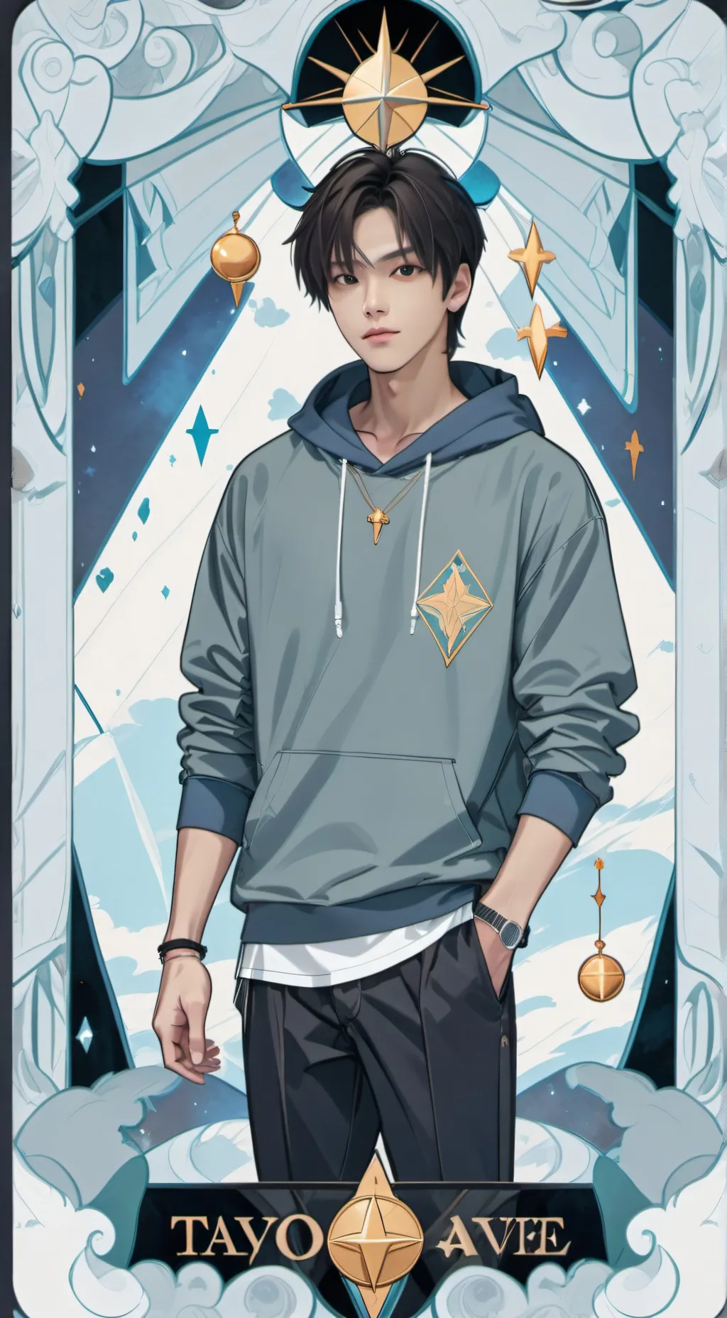 ai character: Lee Haechan  background