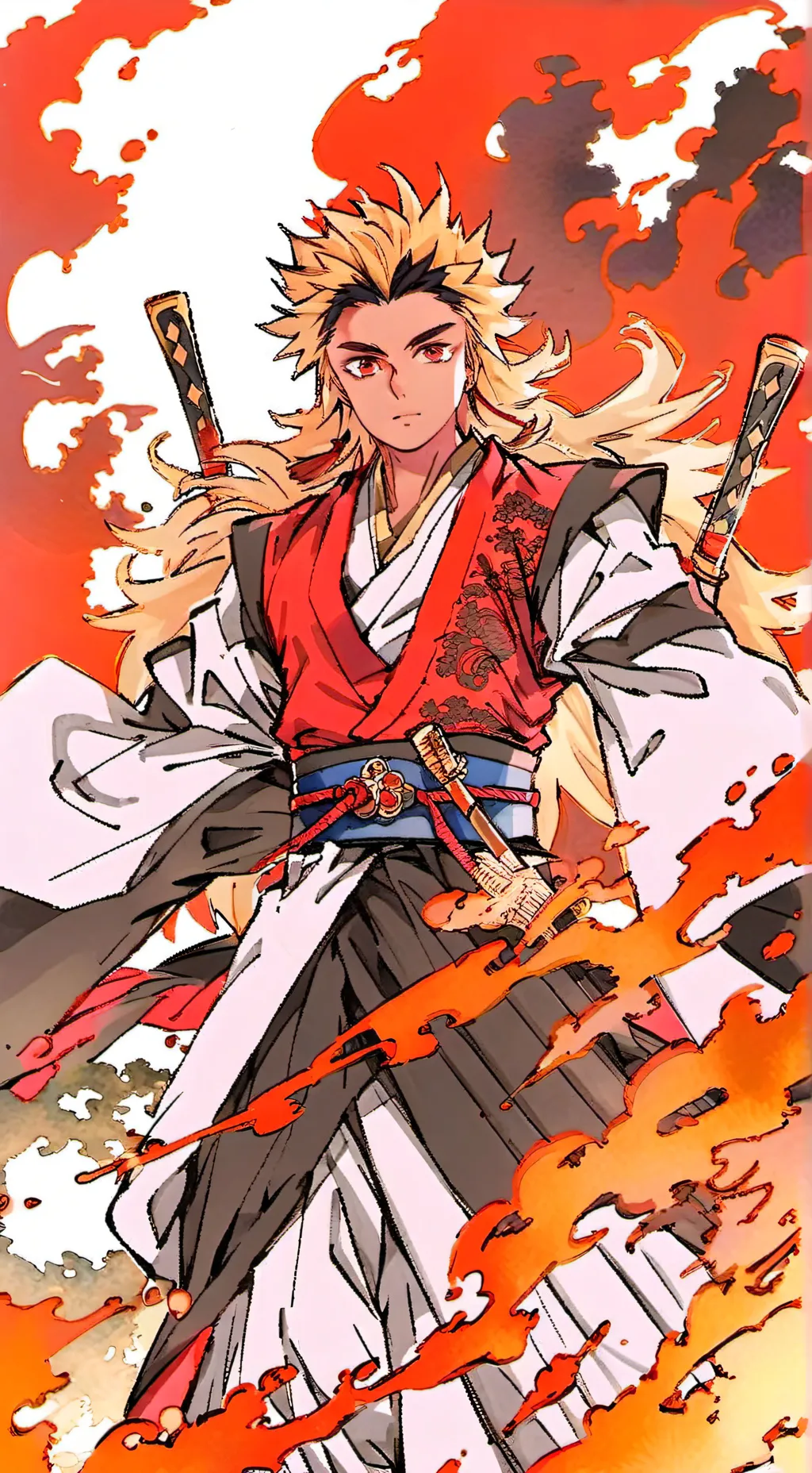 ai character: Kiouyuro Rengoku<3 background