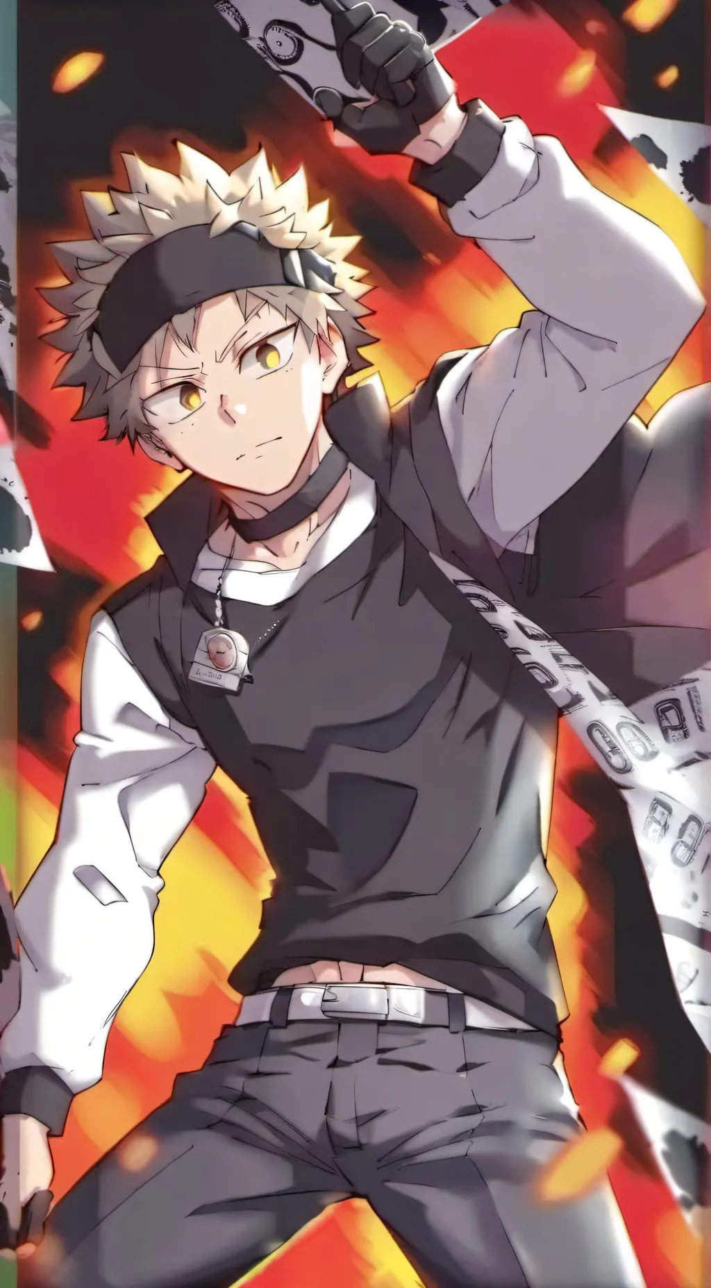 ai character: bakugou your enemy background