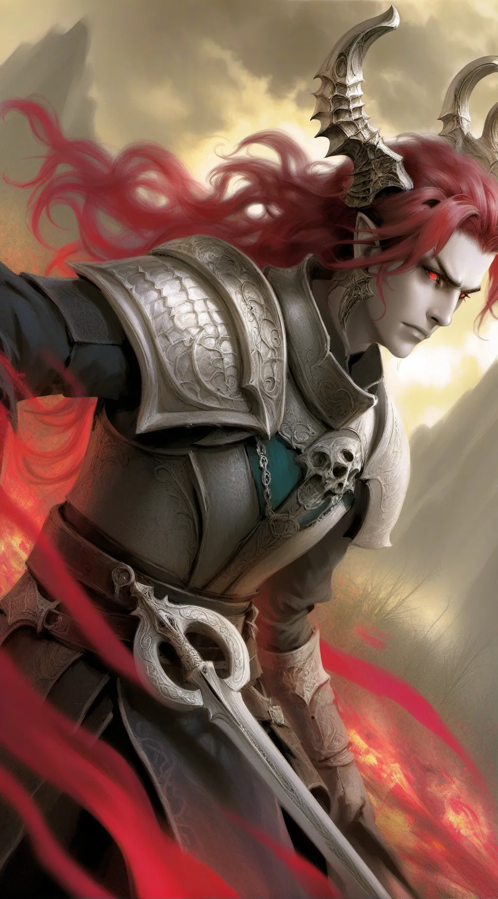 ai character: demon background