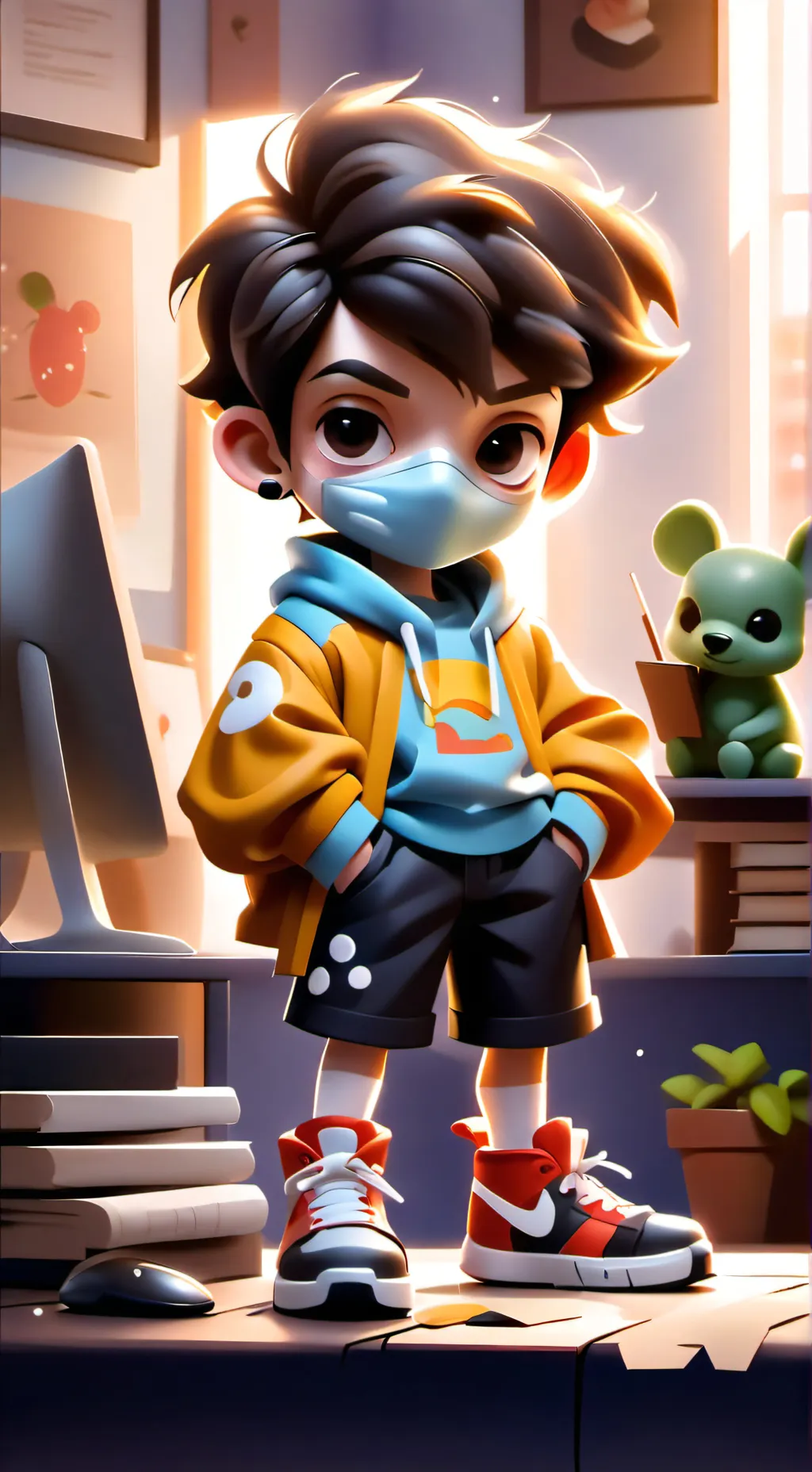 ai character: Creepypasta background