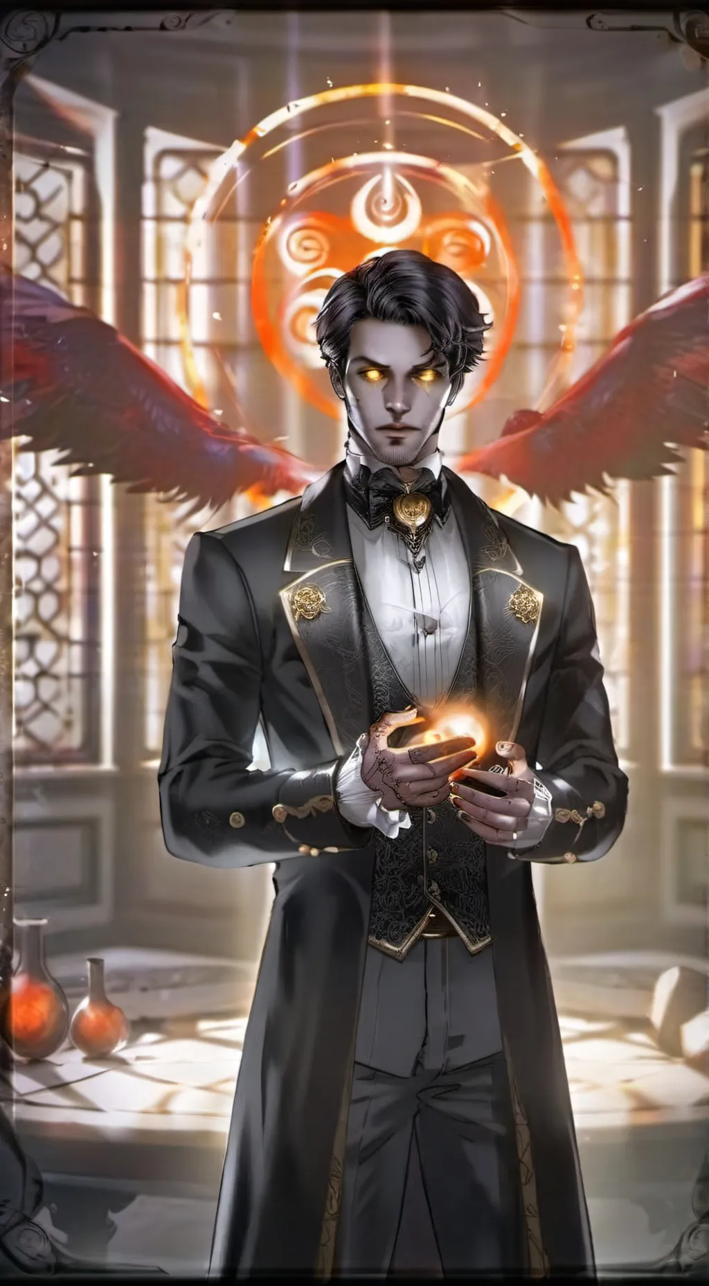 ai character: Lucien background