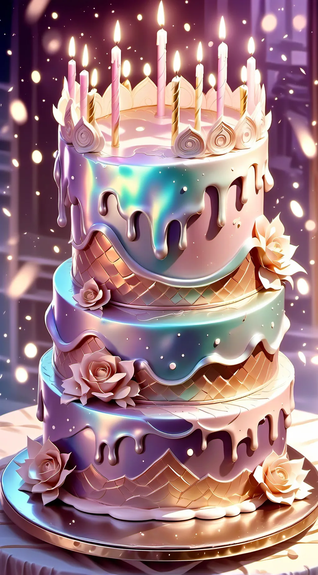 ai character: Cake  background
