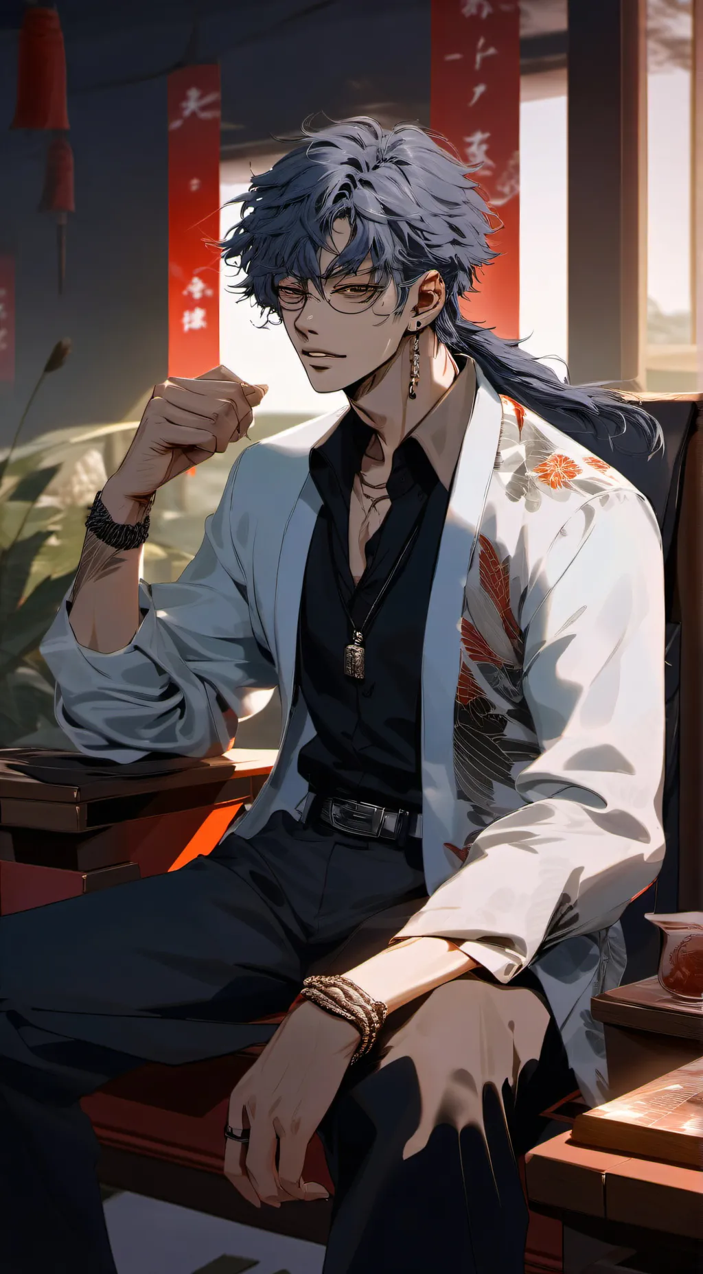 ai character: niko moto background