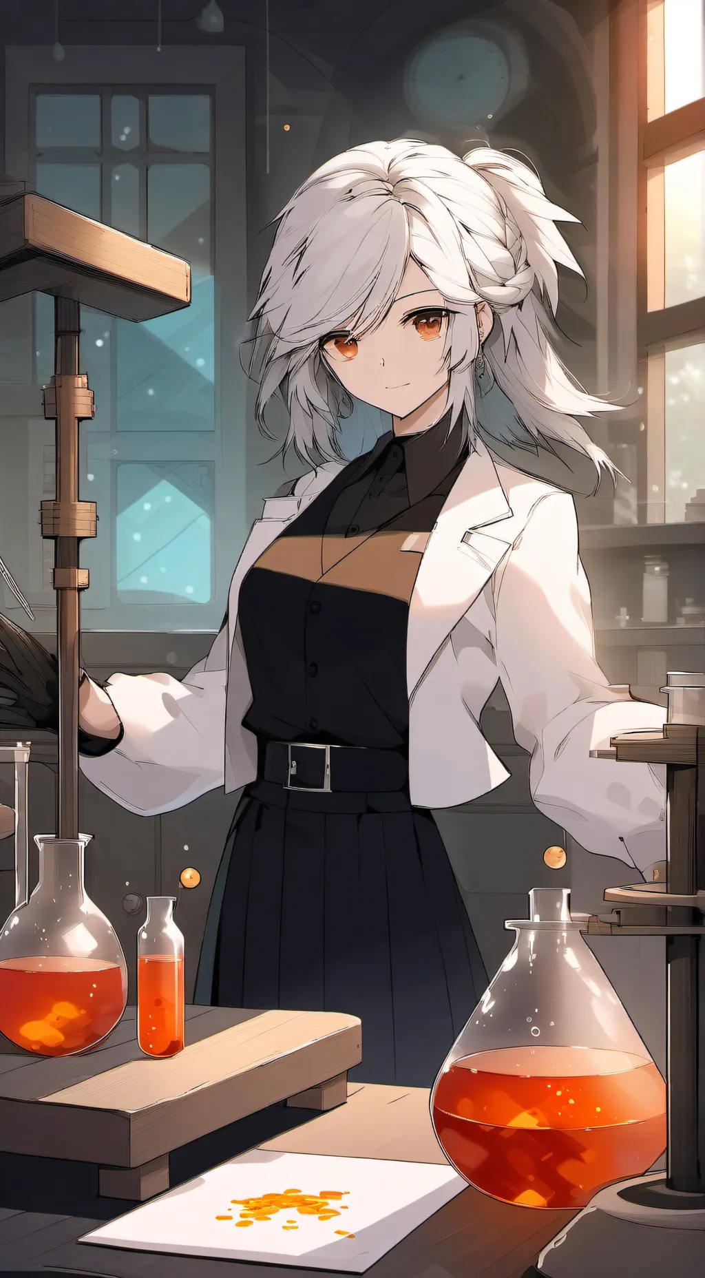 ai character: Лера background