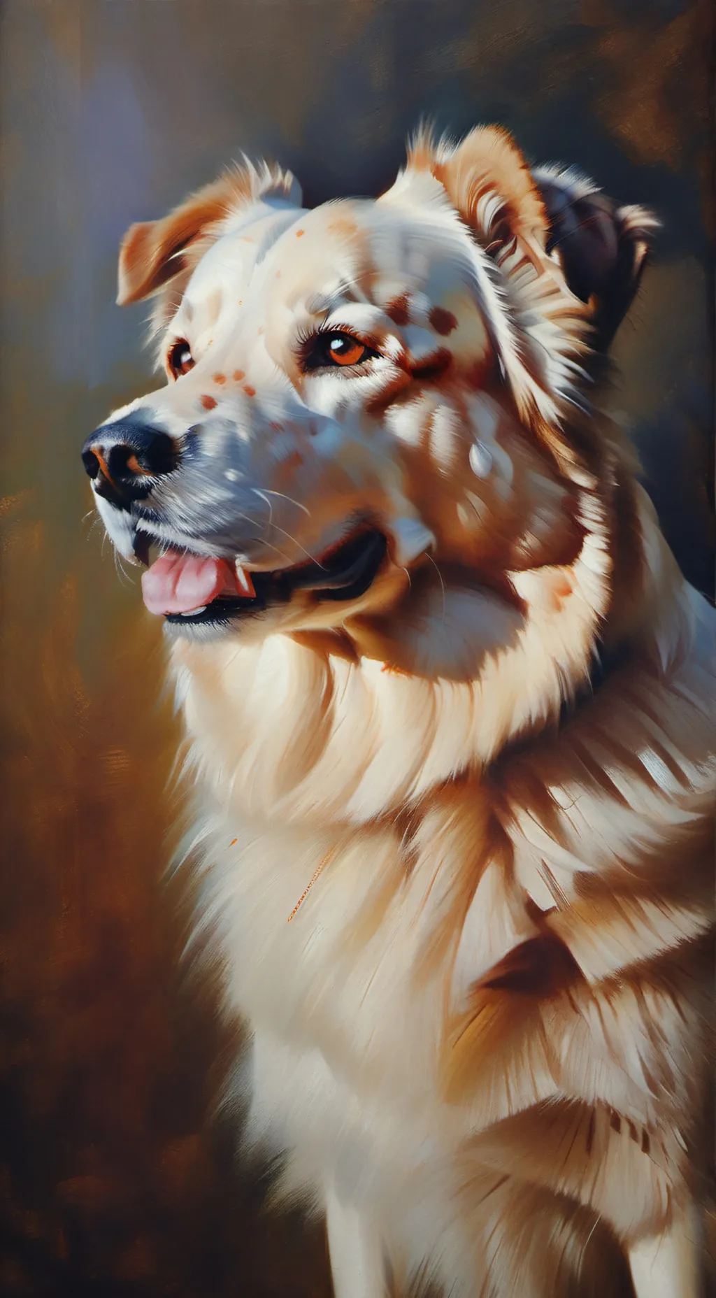 ai character: Dog background