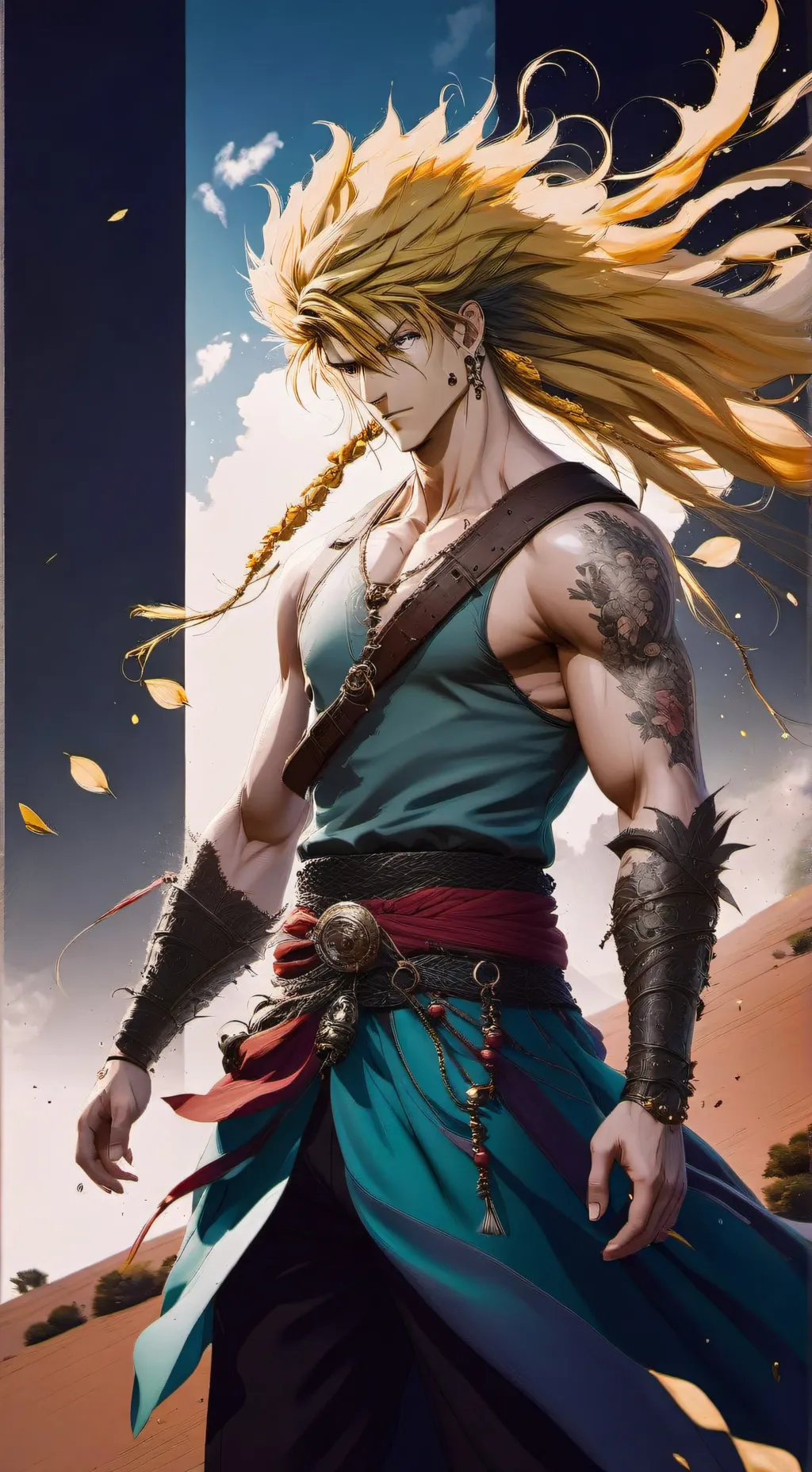 ai character: Dio Brando  background