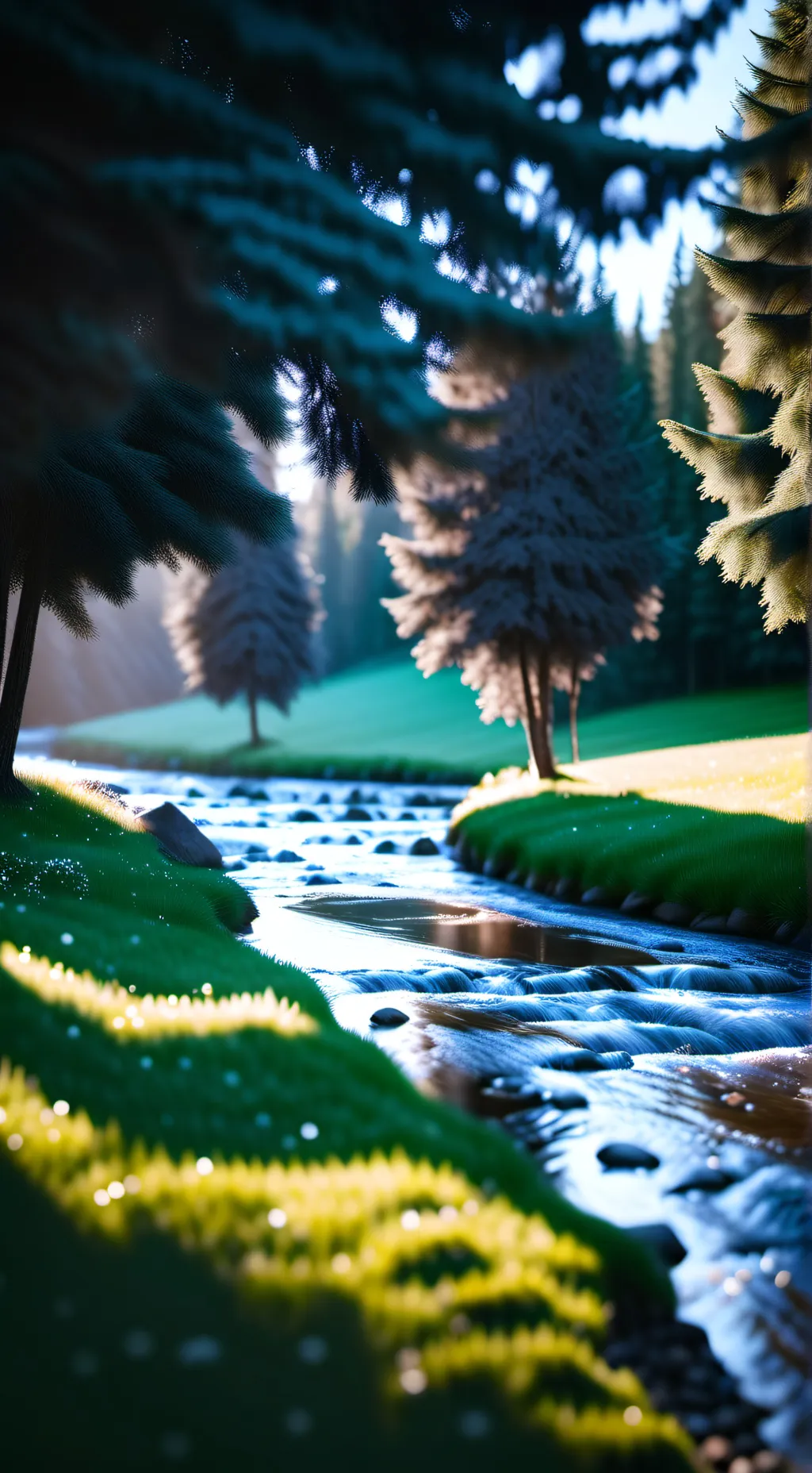 ai character: Fpe forest background