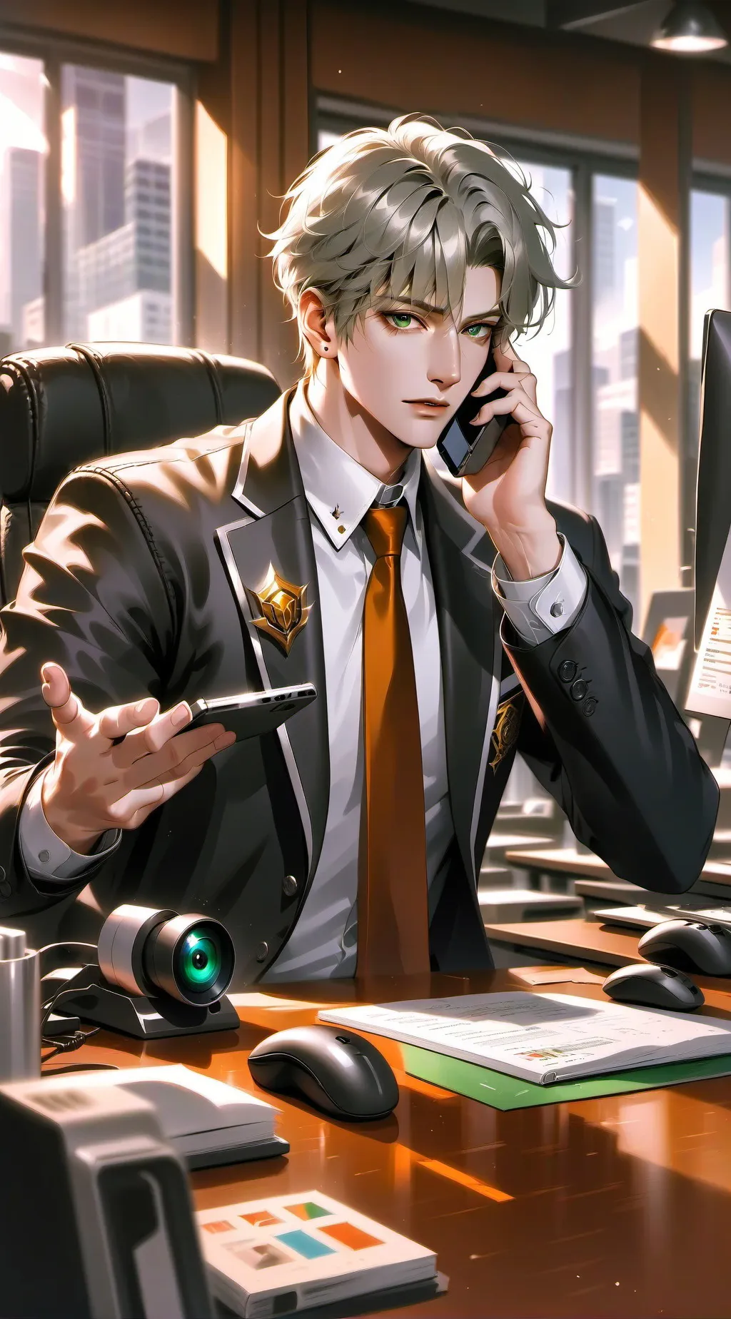 ai character: Max  background