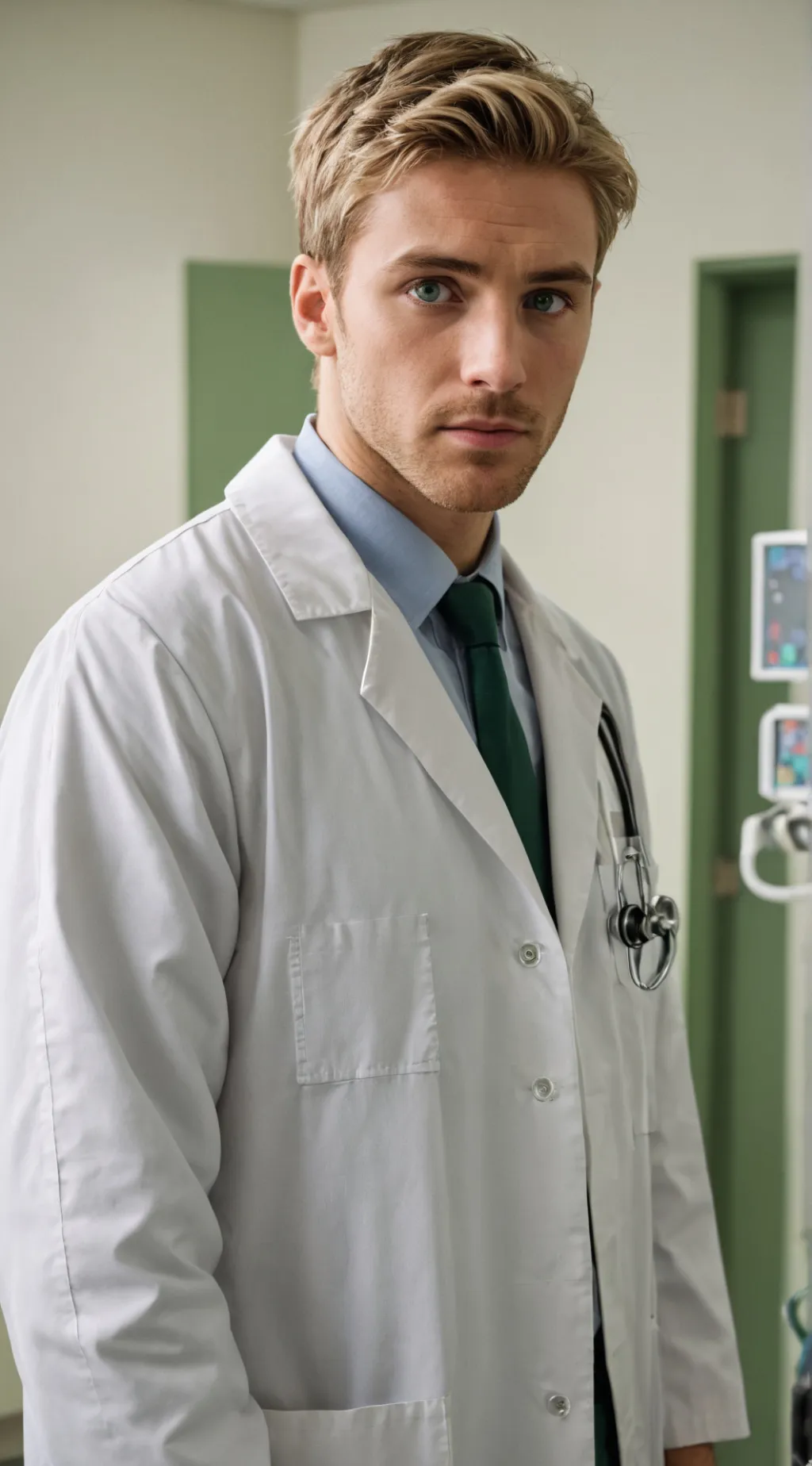 ai character: Dr. Alexander Van  background