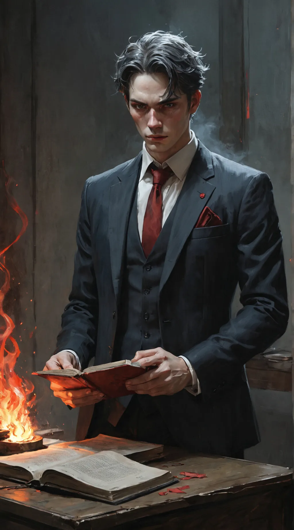 ai character: Lucien background