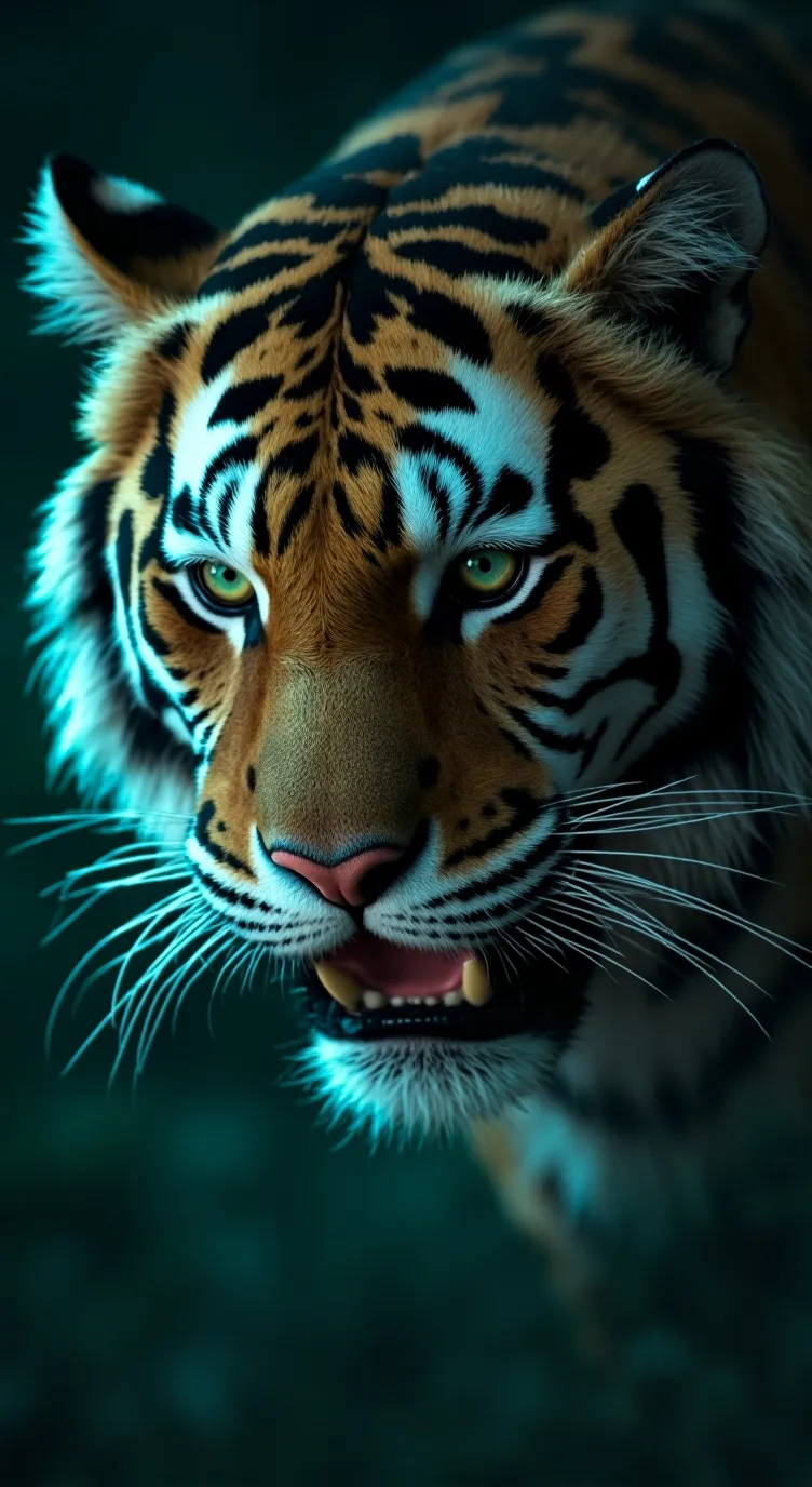 ai character: tiger  background