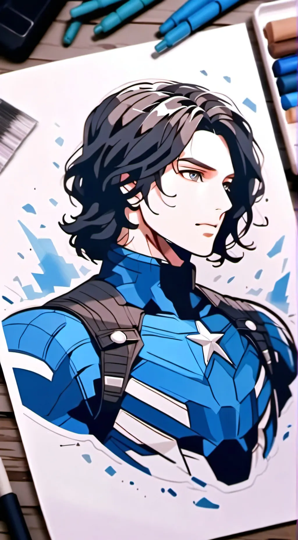 ai character: Avengers background