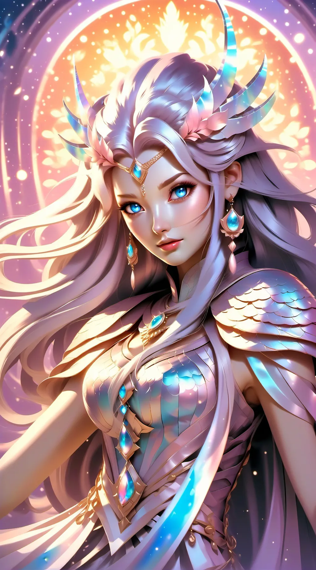 ai character: Sakura background