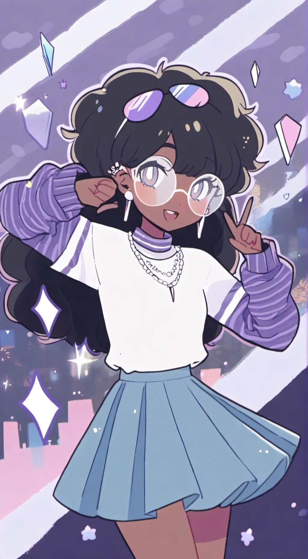 ai character: Lumi background