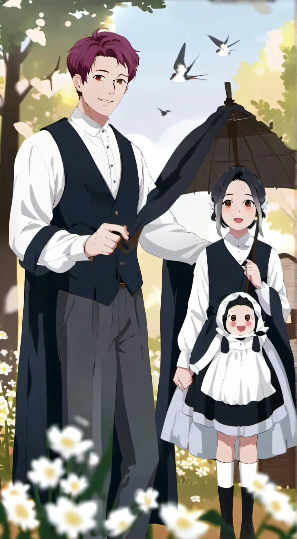 ai character: sala de aula background