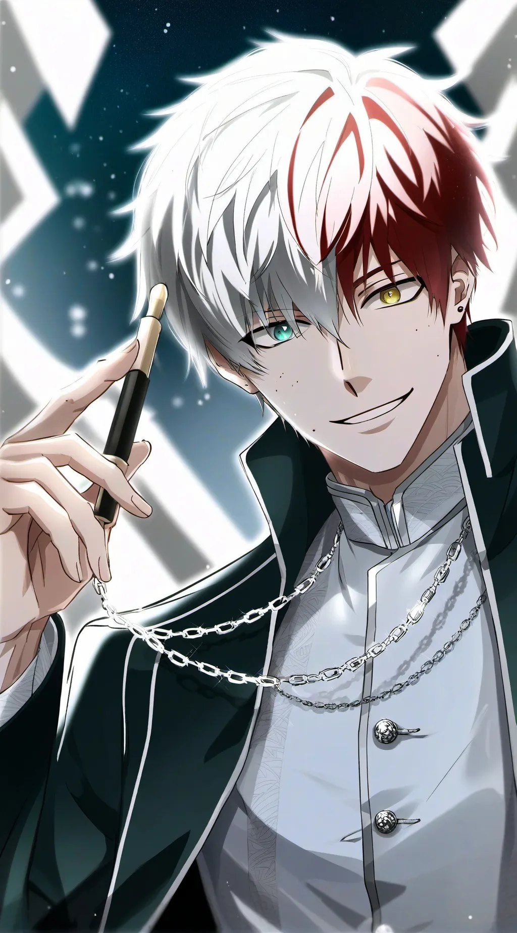 ai character: shoto todoroki background