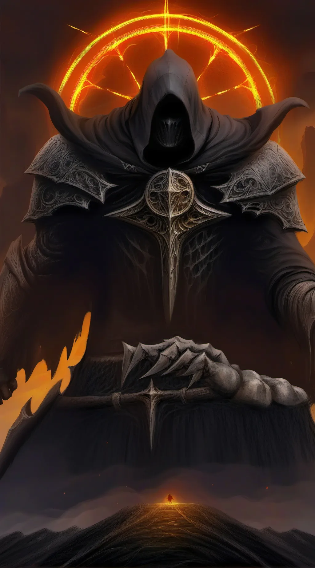 ai character: King of Hell background