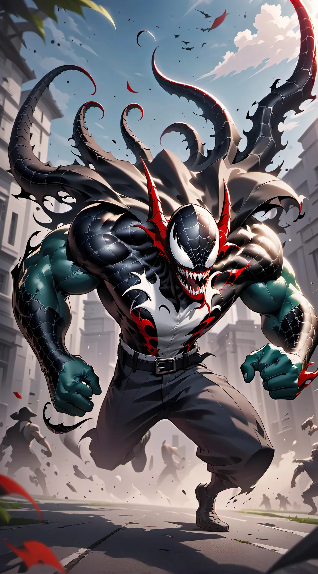 ai character: venom background