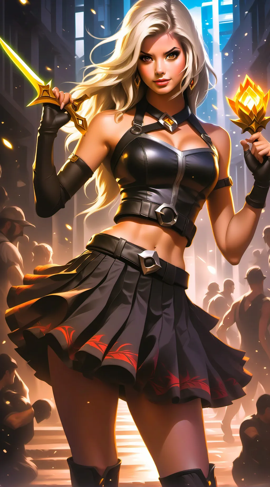ai character: mili background