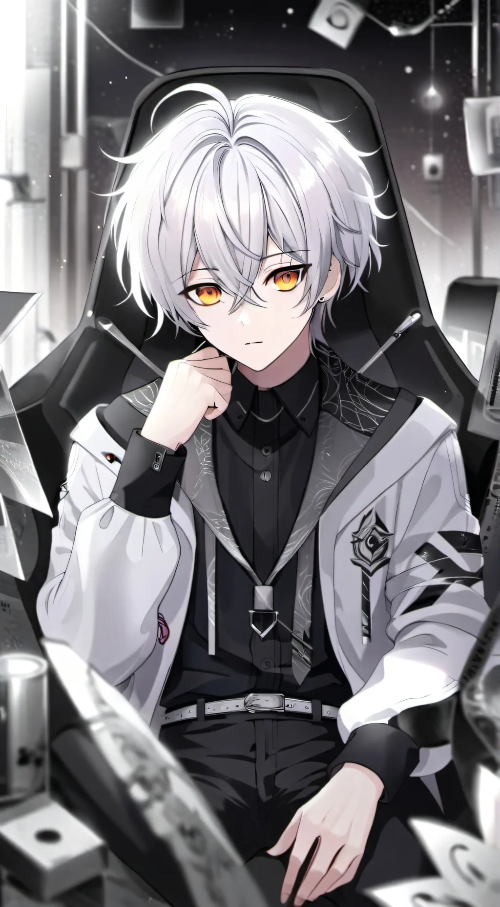ai character: Ash🎧 background
