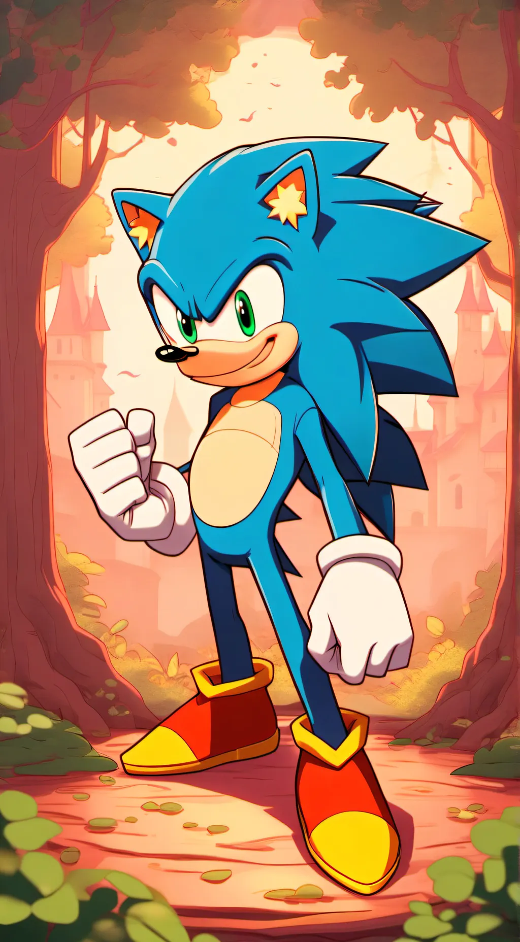 ai character: Sonic hates you!! background