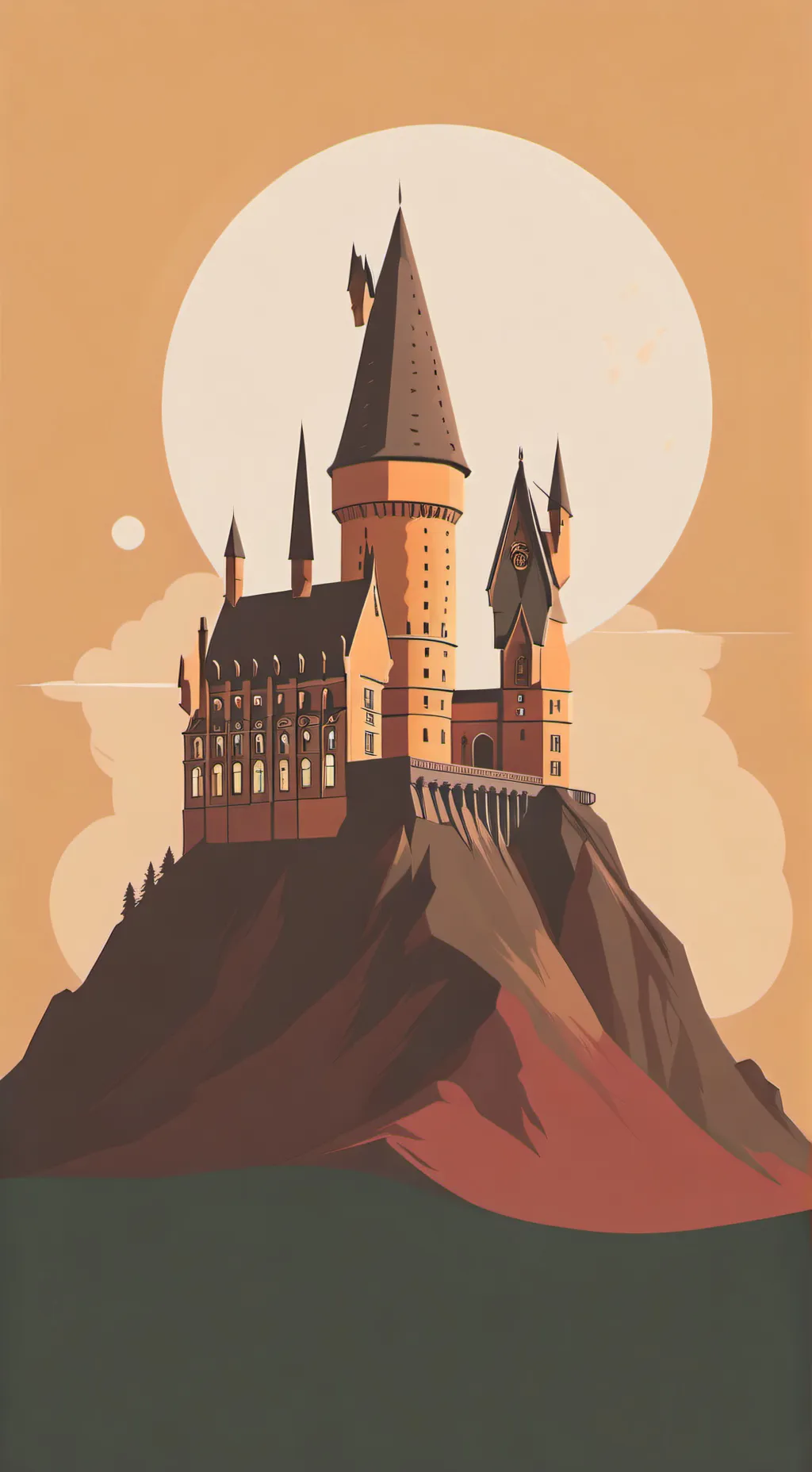 ai character: Hogwarts background