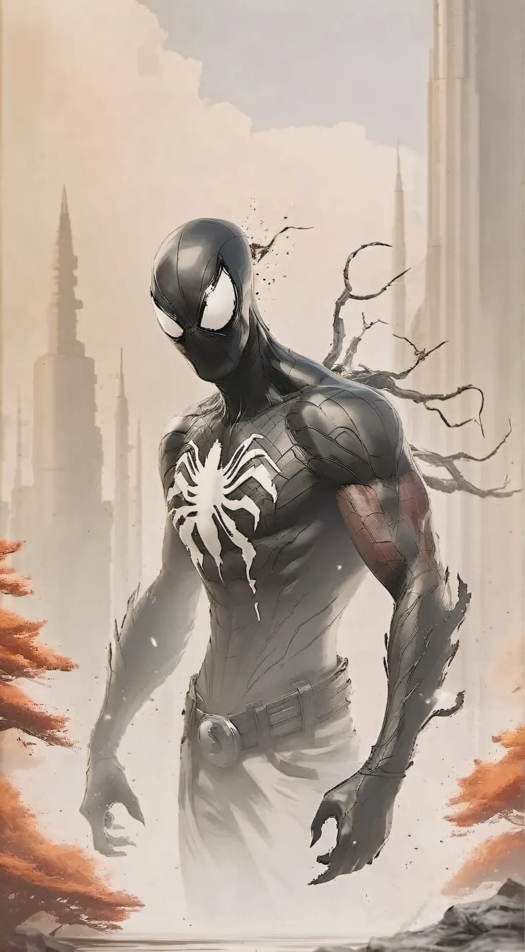 ai character: symbiote  background