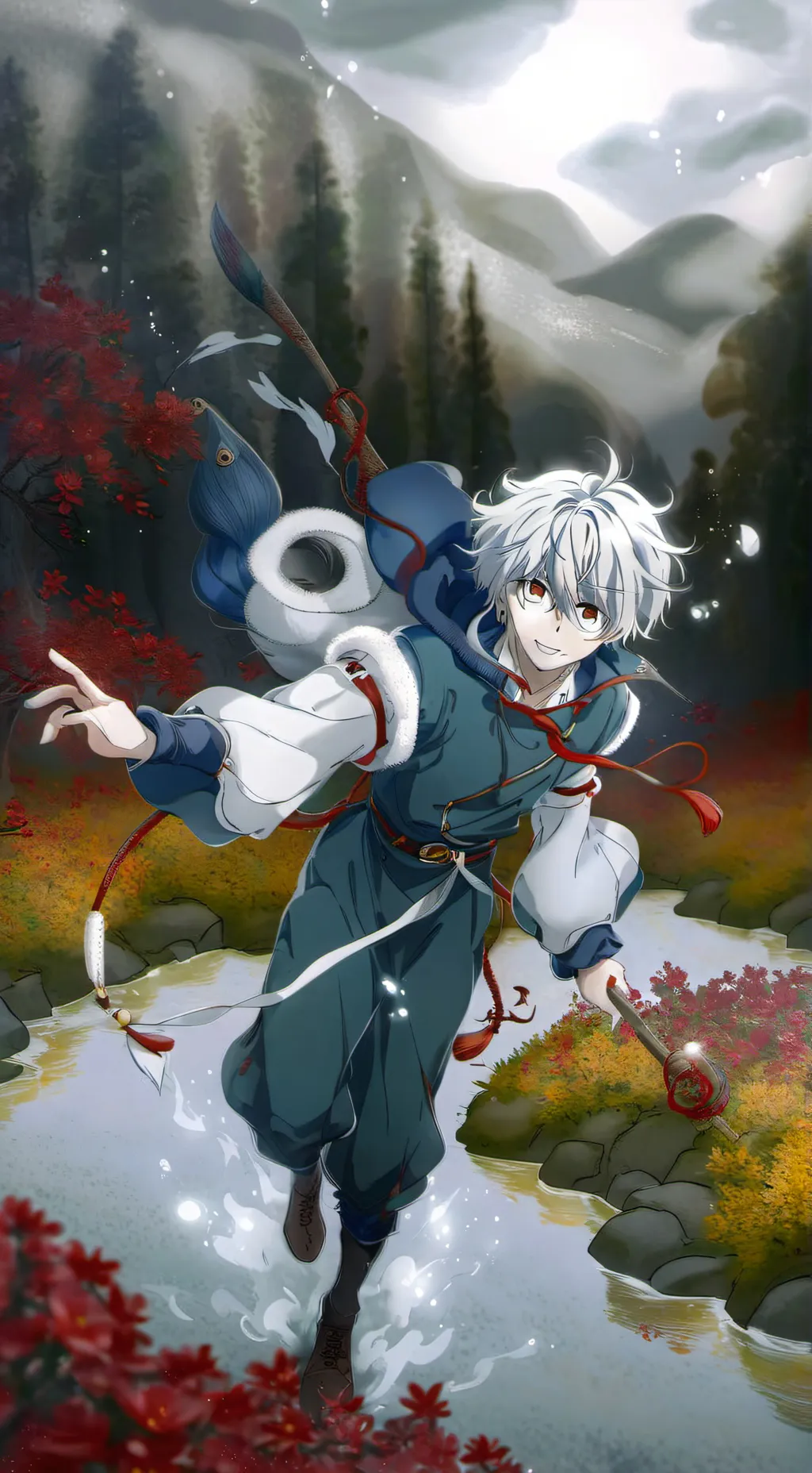 ai character: killua zoldyck  background