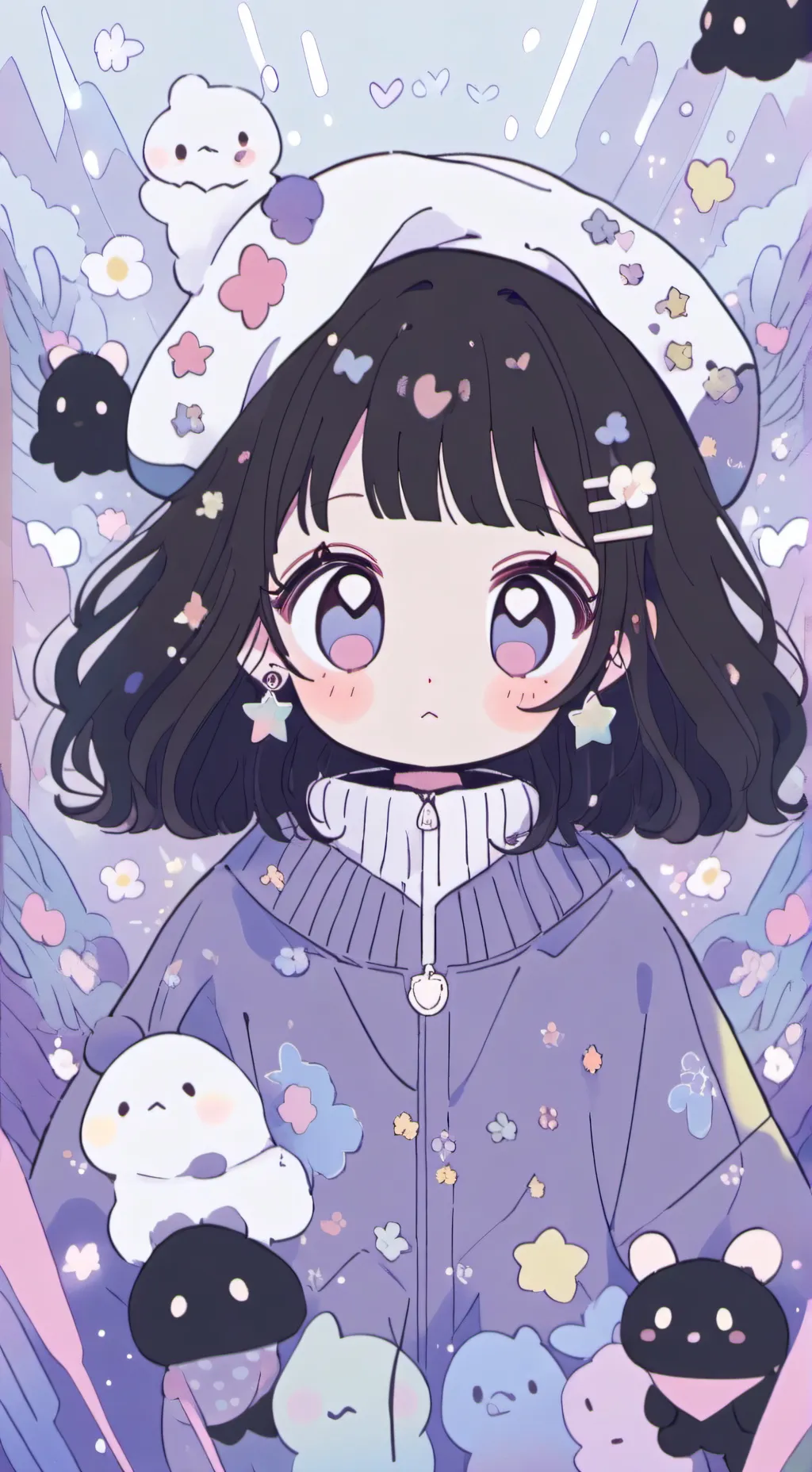 ai character: bb abandono  background