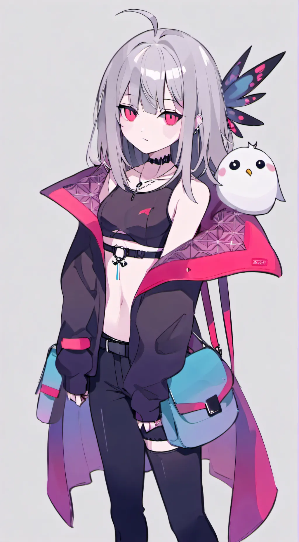 ai character: Ella es tu novia background
