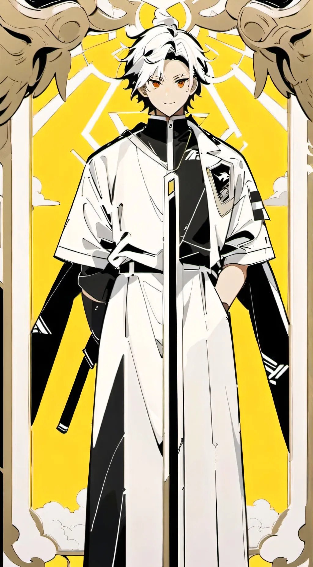 ai character: Keigo Tamaki  background